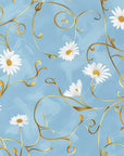 Papier Peint Floral - Marguerite Délicate