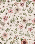 Papier peint fleuri - petites fleurs vintage