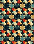 Papier peint rétro - mosaïque de petits cubes colorés