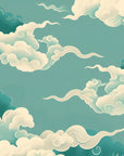 Papier Peint Japonais - Nuages Clairs