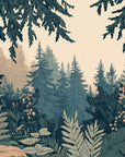 Papier Peint Contemporain - Forêt Design
