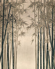 Papier Peint Vintage - Forêt De Bambou Grise