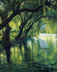Papier Peint Nature - Arbres Au Bord De L’eau