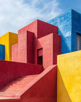 Papier Peint Paysage - Architecture Colorée