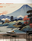 Papier Peint Japonais - Montagnes En Automne