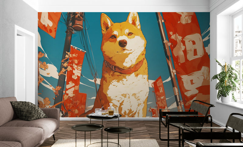 Papier Peint Japonais - Shiba