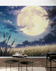 Papier Peint Japonais - Pleine Lune Mystique