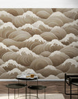 Papier Peint Japonais - Vagues Iconiques