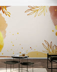 Papier Peint Art & Déco - Terracotta Et Or