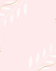 Floral Wallpaper - Golden Branches on a Pink Background
