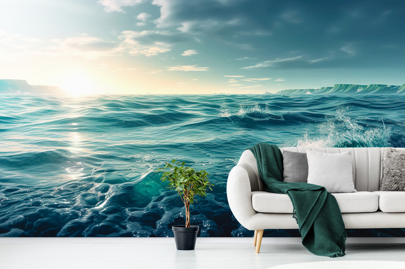 Landscape Wallpaper - Endless Ocean at Dusk