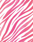Striped Wallpaper - Pink Zebra