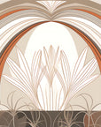 Art Deco wallpaper – elegant graphic arches