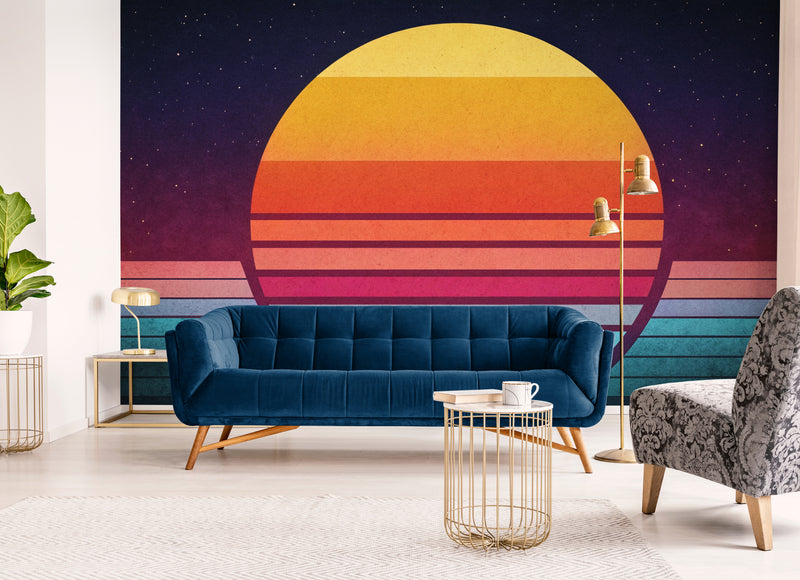 Retro Wallpaper - Psychedelic Escape