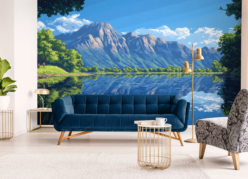 Landscape Wallpaper - Mountain Reflections