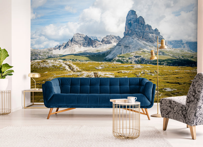 Landscape Wallpaper - Plains and Majestic Mountains