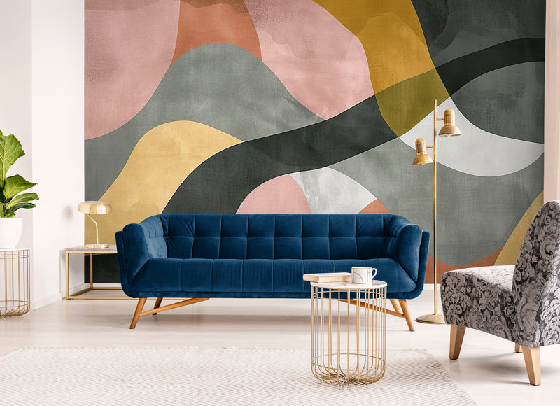 Papier Peint Abstrait - Organique Naturel