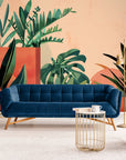 Papier Peint Design - Plantes Tropicales Contemporaines