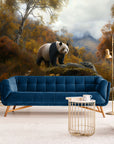 Landscape Wallpaper - Panda Autumn Forest