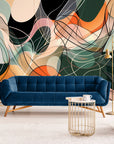 Contemporary Wallpaper - Intertwined Shapes