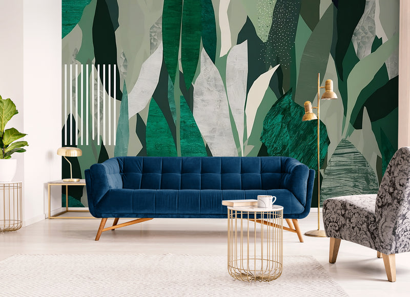 Abstract Wallpaper - Green Foliage