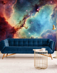Papier Peint Illustration - Galaxie Étoilée