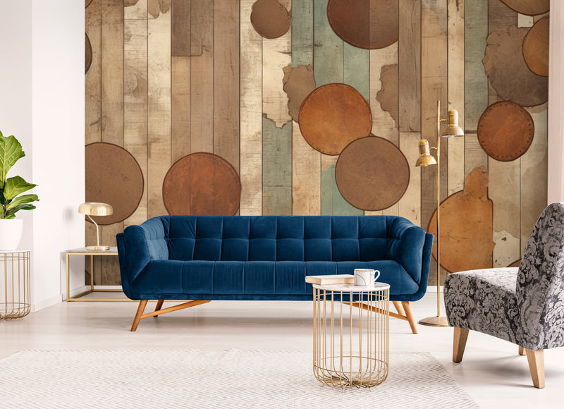 Wood Wallpaper - Rustic Charm