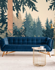 Papier Peint Contemporain - Forêt Design