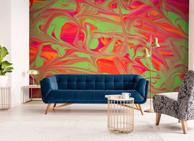 Retro Wallpaper - Psychedelic Swirl