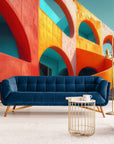 Papier Peint Paysage - Architecture Vibrant