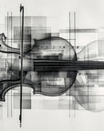 Papier Peint Abstrait - Harmonie Du Violon