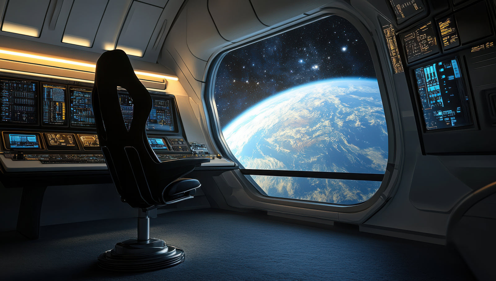 Papier Peint Espace - Passerelle Stellaire