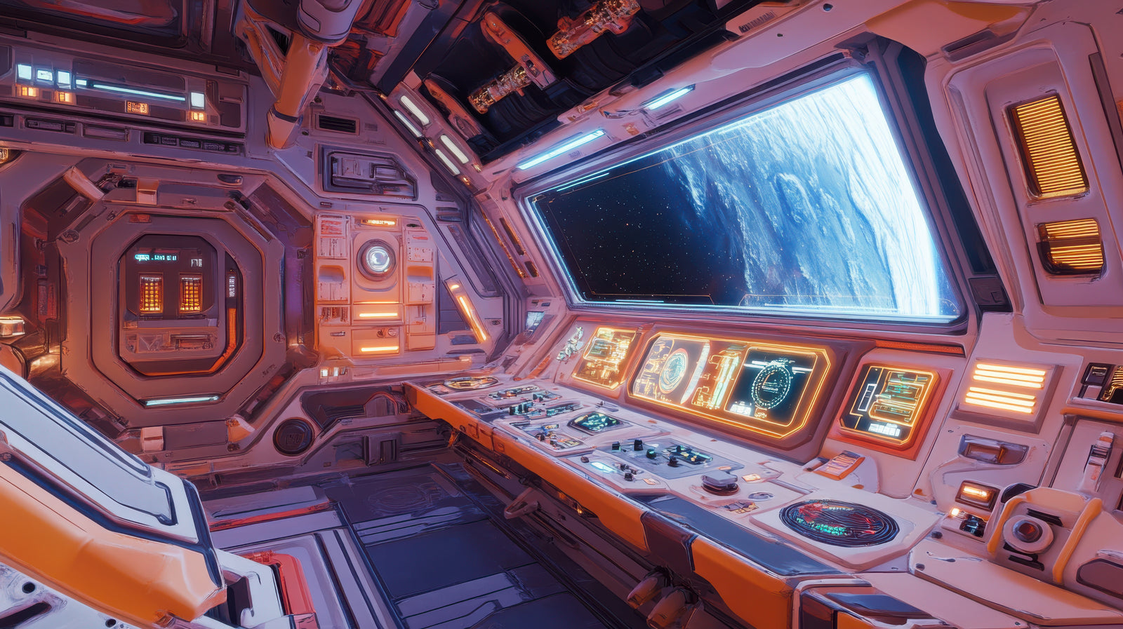 Papier Peint Espace - Passerelle Orbitalis