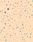 Papier Peint Imitation - Terrazzo Terracotta