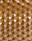 Geometric Wallpaper - Metallic Triangles