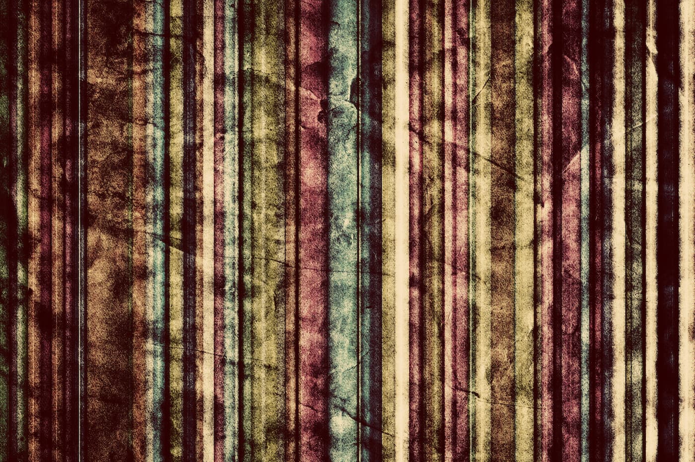 Retro Wallpaper - Vintage Textured Stripes