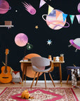 Papier Peint Enfant - Univers Abstrait