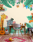 Papier Peint Enfant - Animaux Sauvage