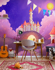 Papier Peint Enfant - Château De Princesse Enchanté