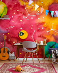 Papier Peint Enfant - Constellations Mystérieuses