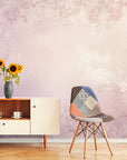 Papier Peint Vintage - Violet Subtil
