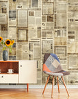 Papier Peint Vintage - Imprimés De Journaux