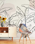Papier Peint Vintage - Bananiers