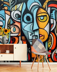 Papier Peint Art & Déco - Visage Graffiti