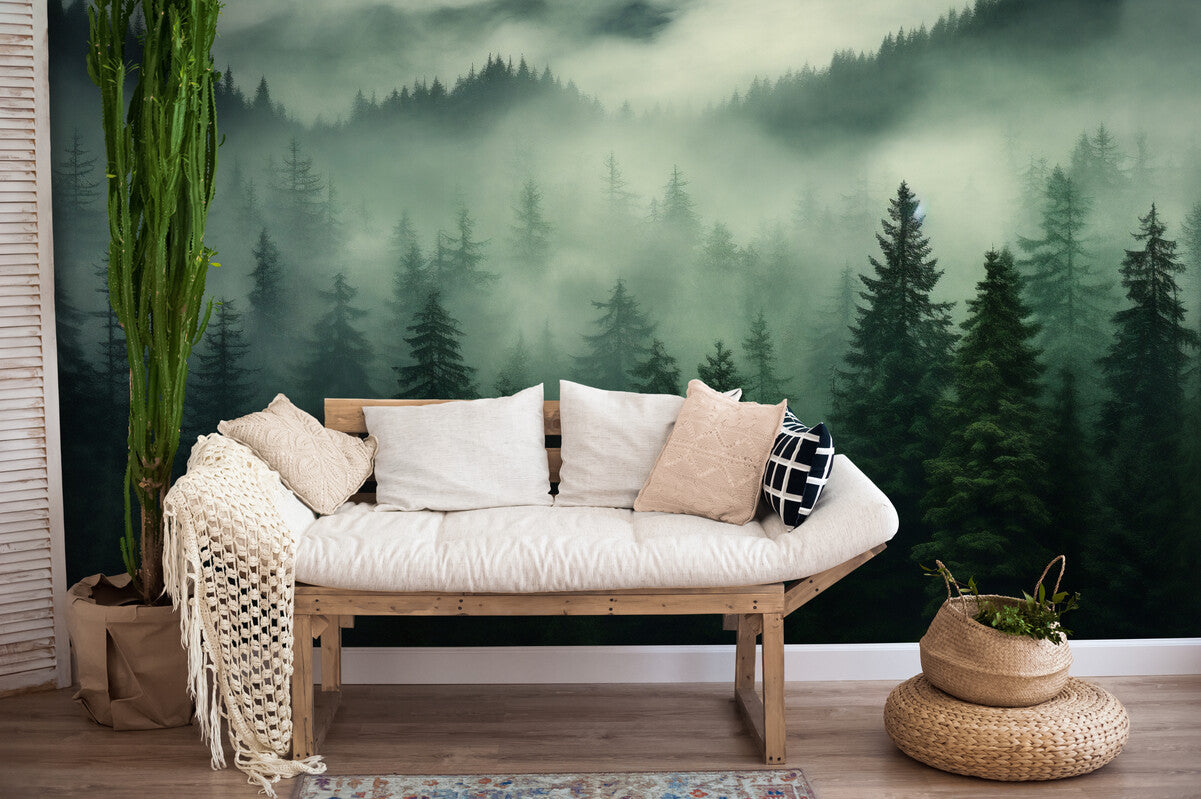 Forest Wallpaper - Snowy Valley