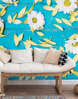 Papier Peint Moderne - Fleurs 3D