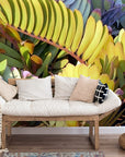Papier Peint Design - Feuillage Vert Tropical
