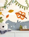 Papier Peint Enfant - Hippopotame