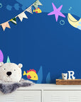 Papier Peint Enfant - Animaux Marins