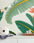 Papier Peint Enfant - Plantes Tropicales Modernes